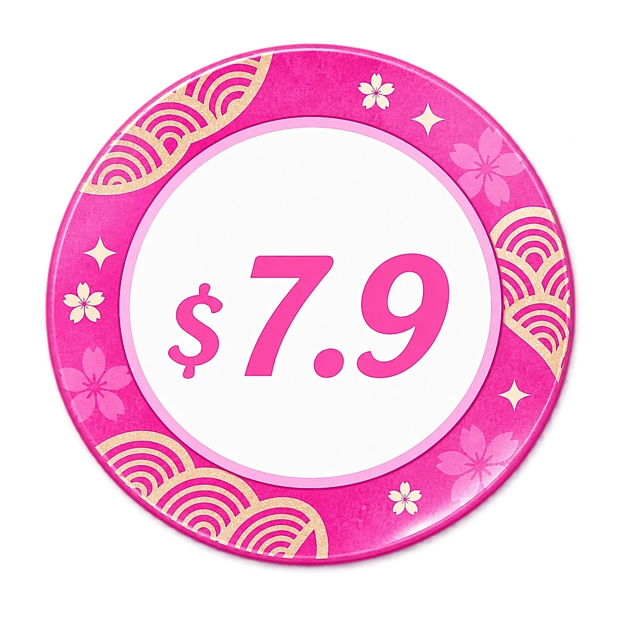 $7.90 plate